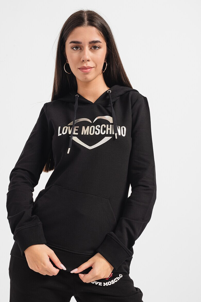 Love Moschino Худи с пмаук с лого - Pepit.bg