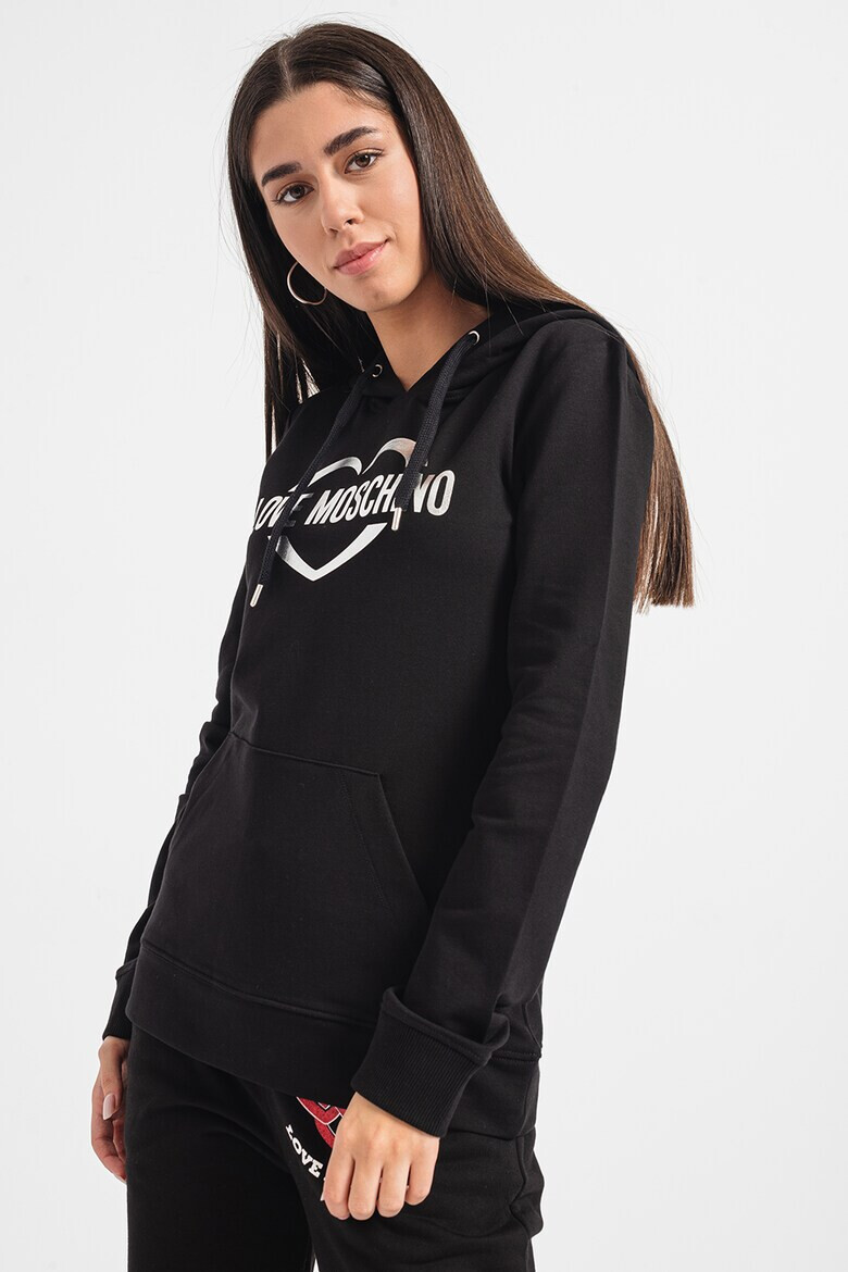 Love Moschino Худи с пмаук с лого - Pepit.bg
