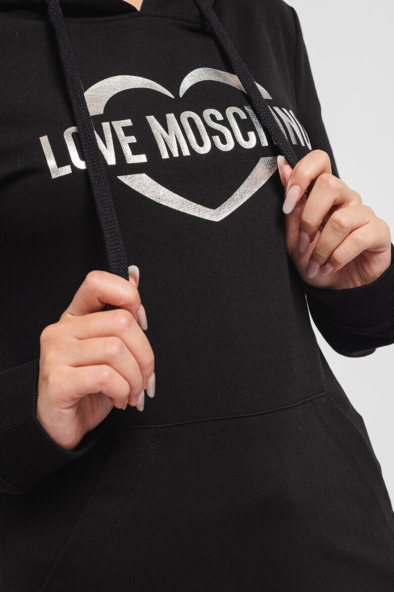 Love Moschino Худи с пмаук с лого - Pepit.bg