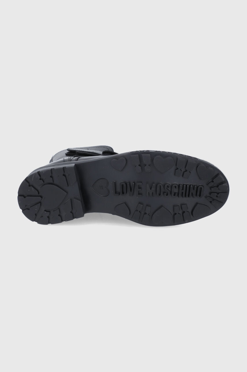 Love Moschino Кожени боти - Pepit.bg