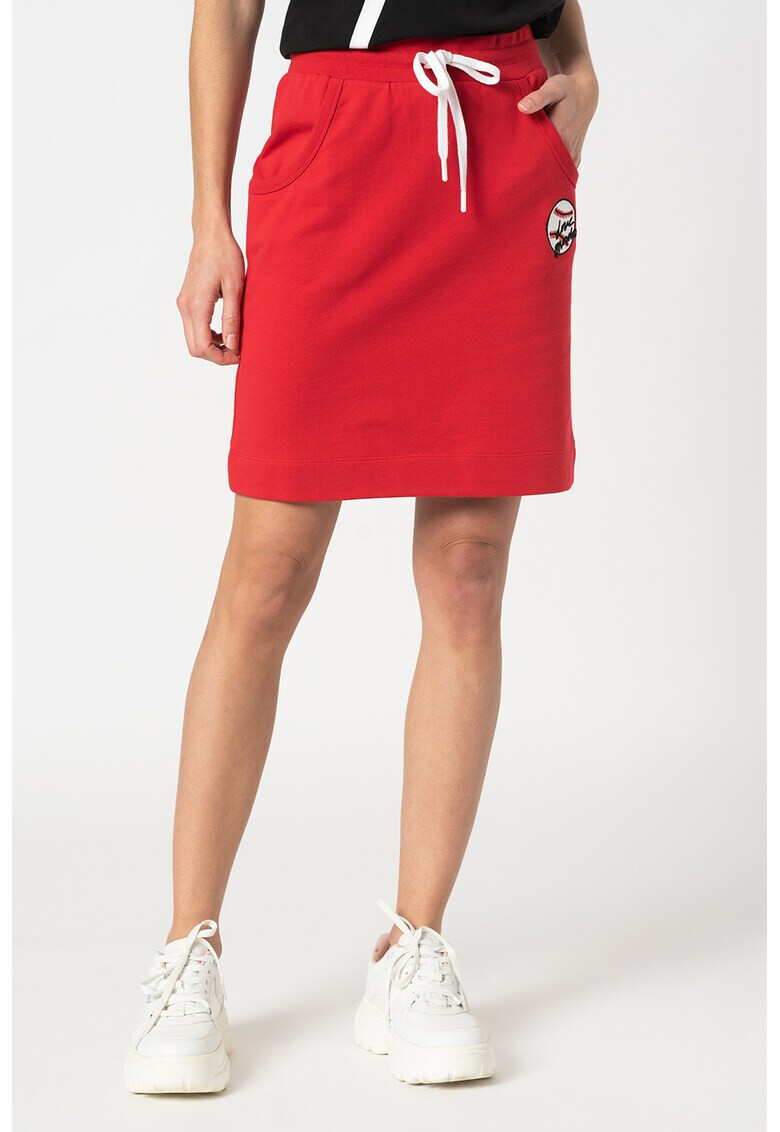 Love Moschino Къса права рокля с колан - Pepit.bg