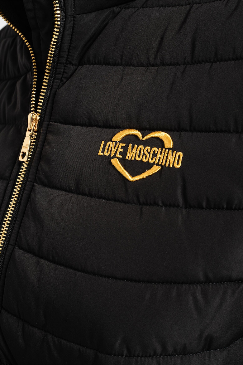 Love Moschino Леко подплатено зимно яке с висока яка - Pepit.bg