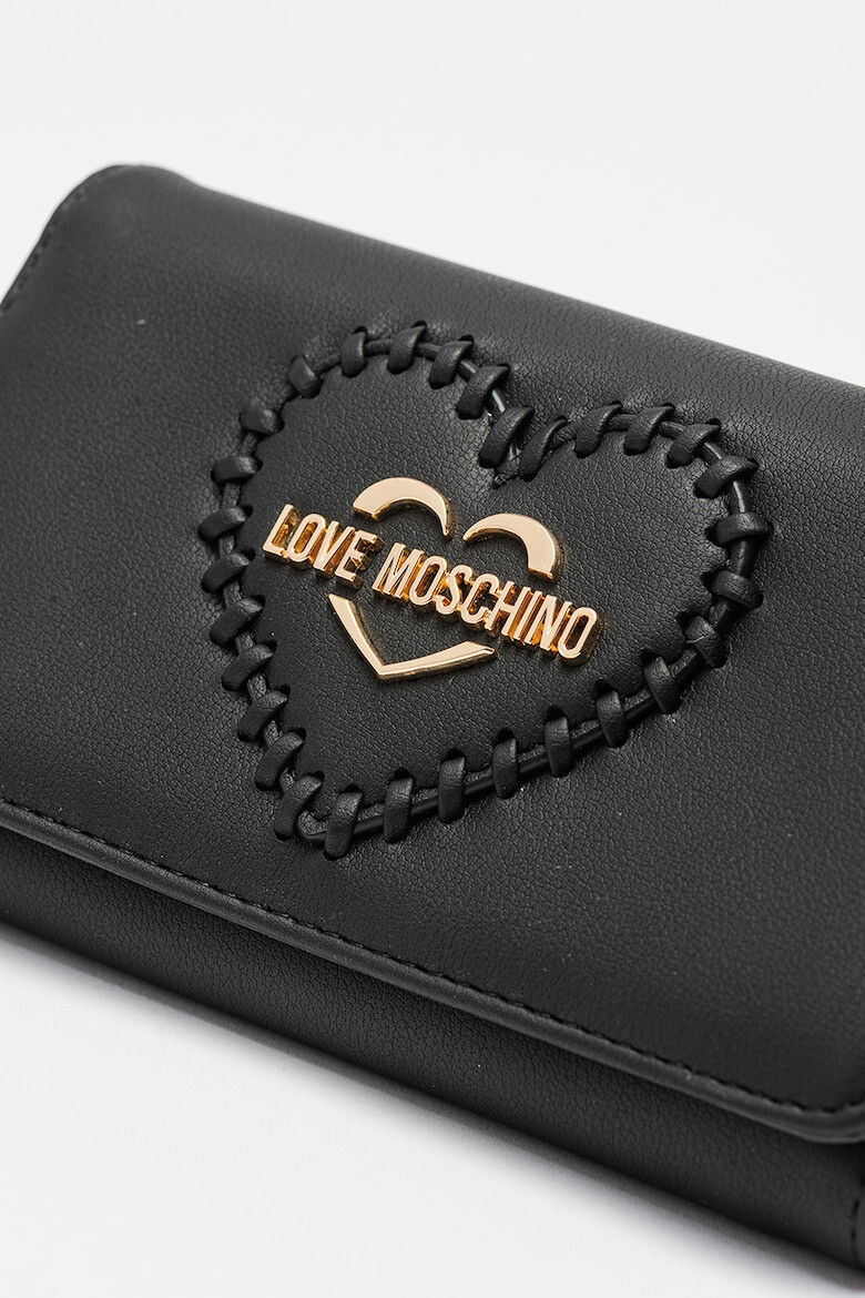 Love Moschino Портфейл от еко кожа с капаче - Pepit.bg