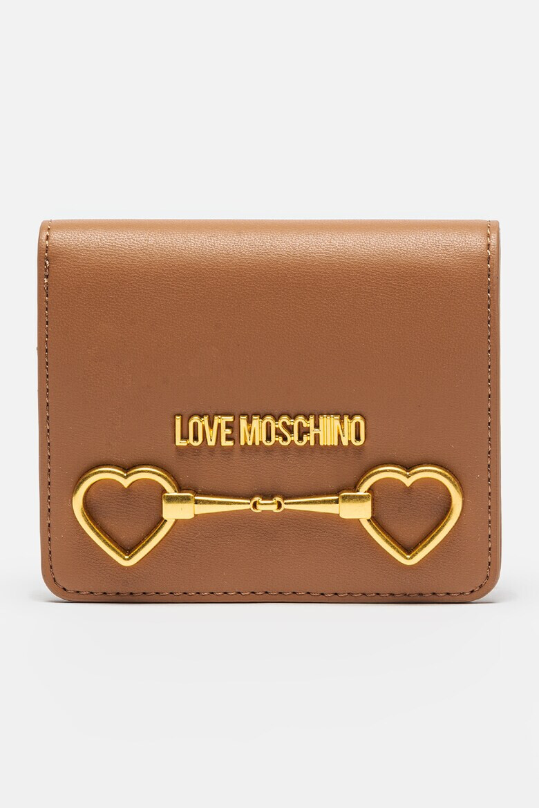 Love Moschino Портфейл от еко кожа с капси - Pepit.bg