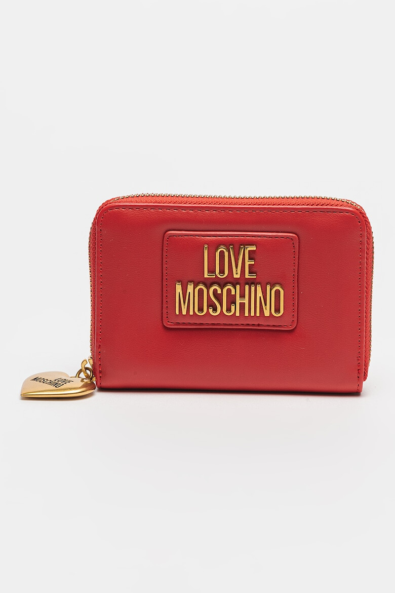 Love Moschino Портфейл от еко кожа с метални апликации - Pepit.bg