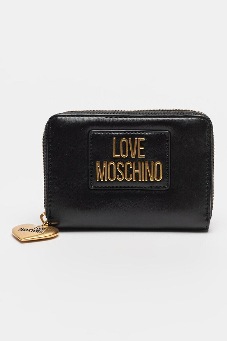 Love Moschino Портфейл от еко кожа с метални апликации - Pepit.bg