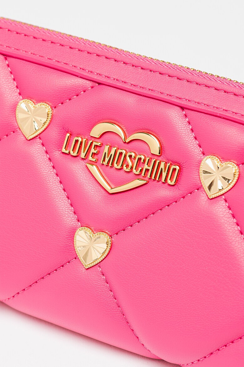 Love Moschino Портфейл от капитонирана еко кожа - Pepit.bg