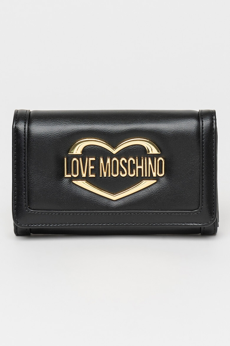 Love Moschino Портфейл с метално лого - Pepit.bg