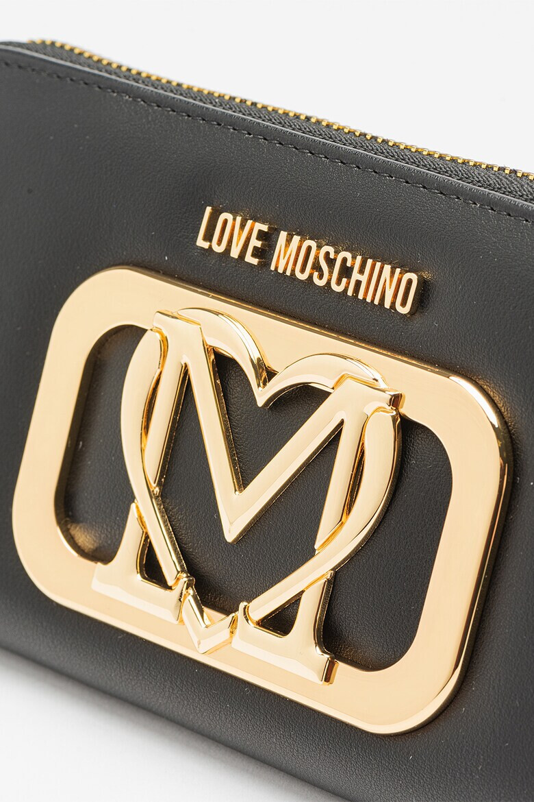 Love Moschino Портфейл с метално лого - Pepit.bg