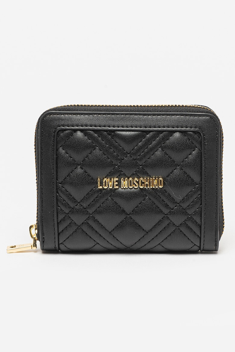 Love Moschino Портфейл с цип и лого - Pepit.bg