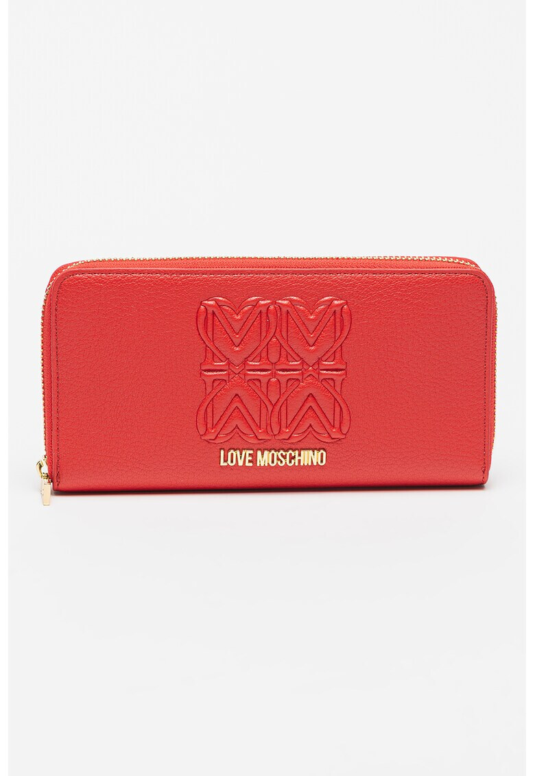 Love Moschino Портфейл Bonded от еко кожа с цип - Pepit.bg