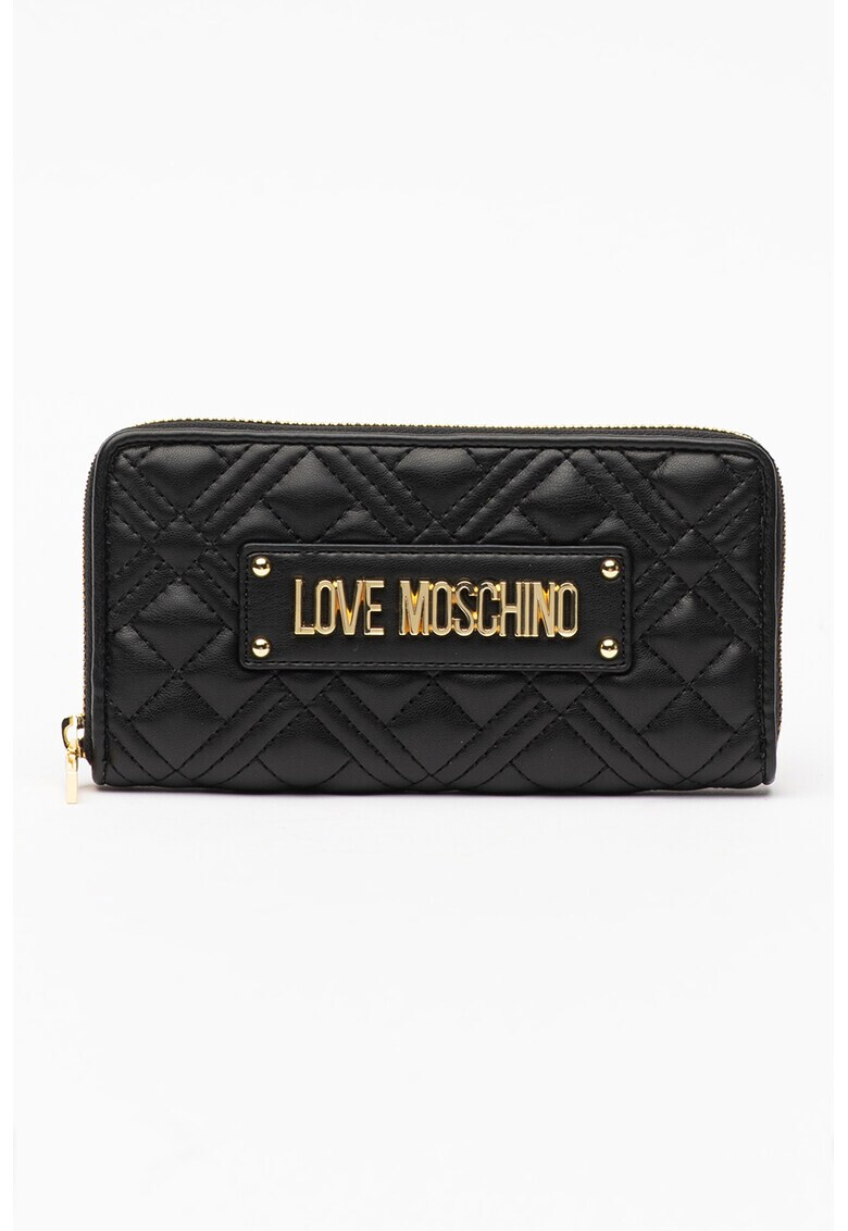 Love Moschino Портфейл от еко кожа с капитониран ефект - Pepit.bg