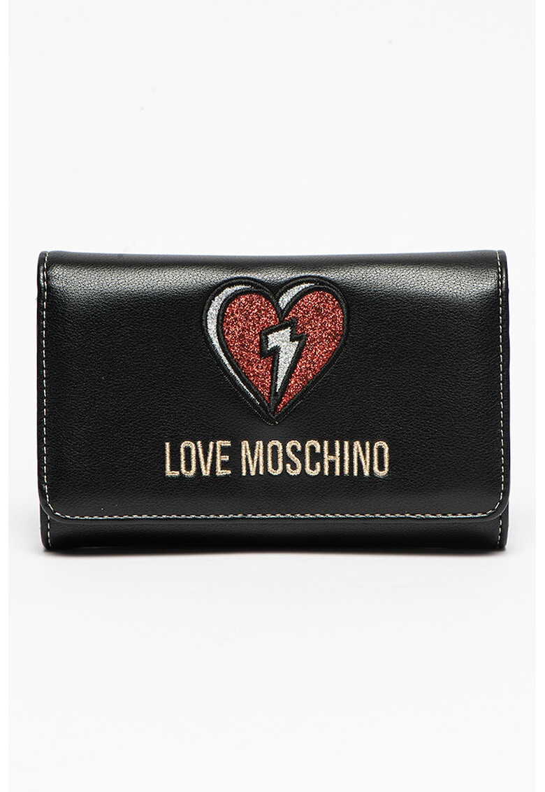 Love Moschino Портфейл от еко кожа с лого - Pepit.bg