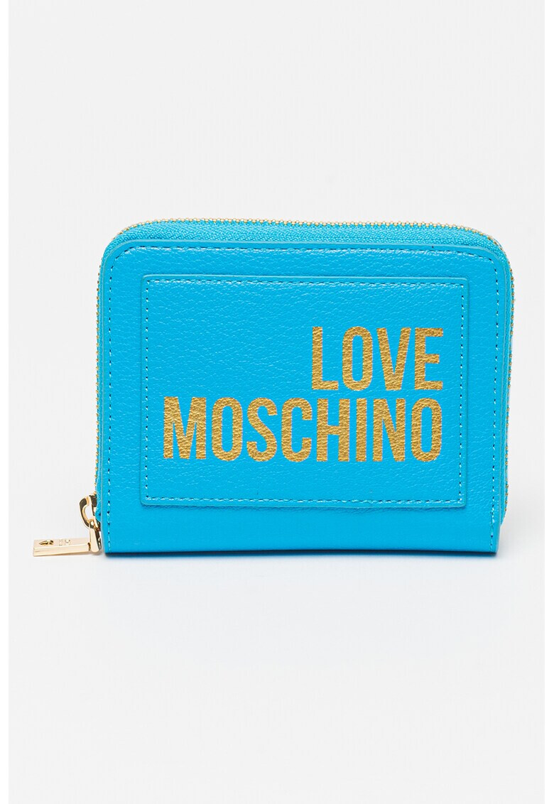 Love Moschino Портфейл от еко кожа с лого - Pepit.bg