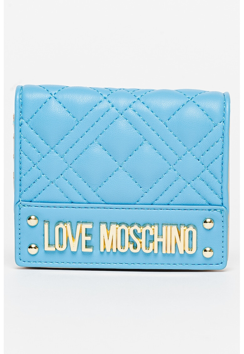 Love Moschino Капитонирано портмоне с двойно прегъване - Pepit.bg