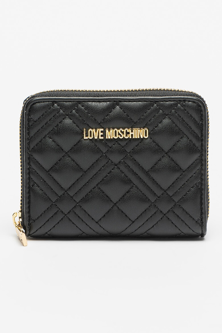 Love Moschino Портфейл от капитонирана еко кожа - Pepit.bg