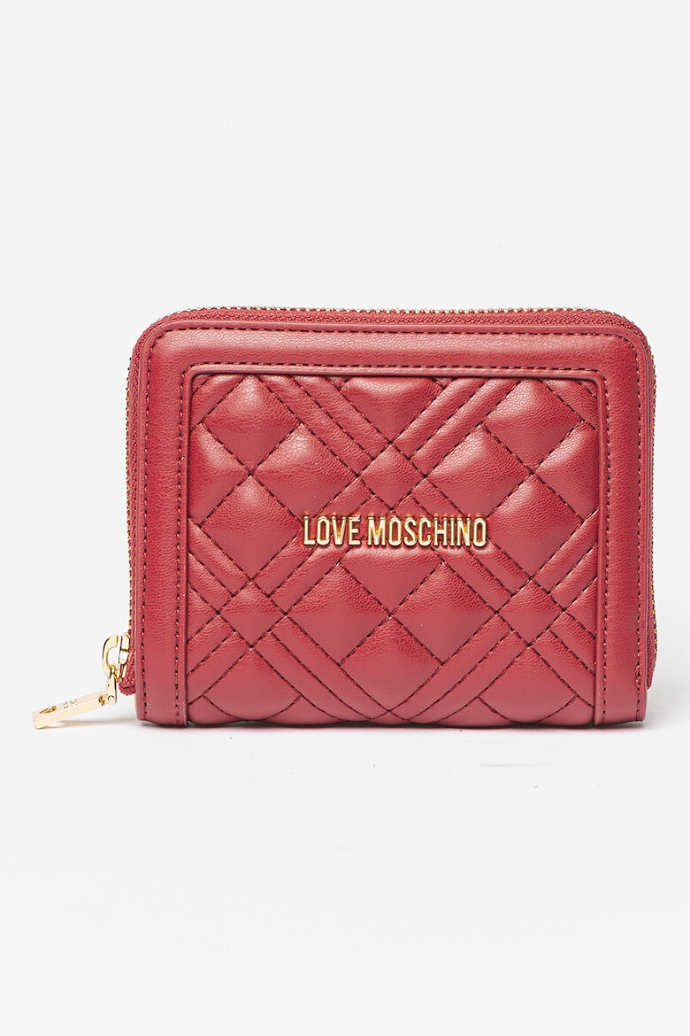 Love Moschino Капитонирано портмоне от еко кожа - Pepit.bg