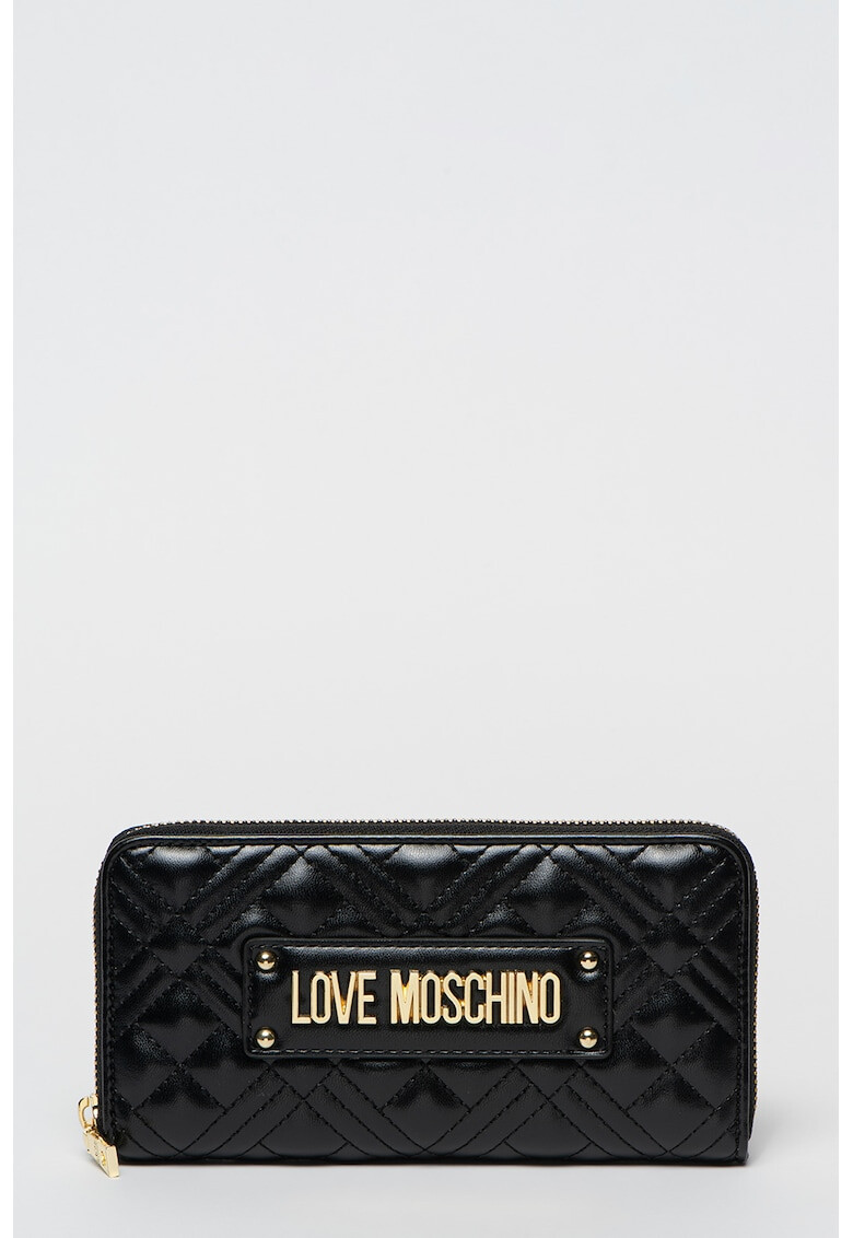 Love Moschino Портмоне от еко кожа с капитониран дизайн - Pepit.bg