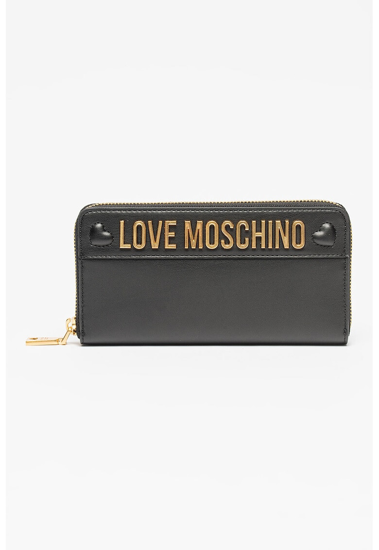 Love Moschino Портмоне от еко кожа с лого и цип - Pepit.bg