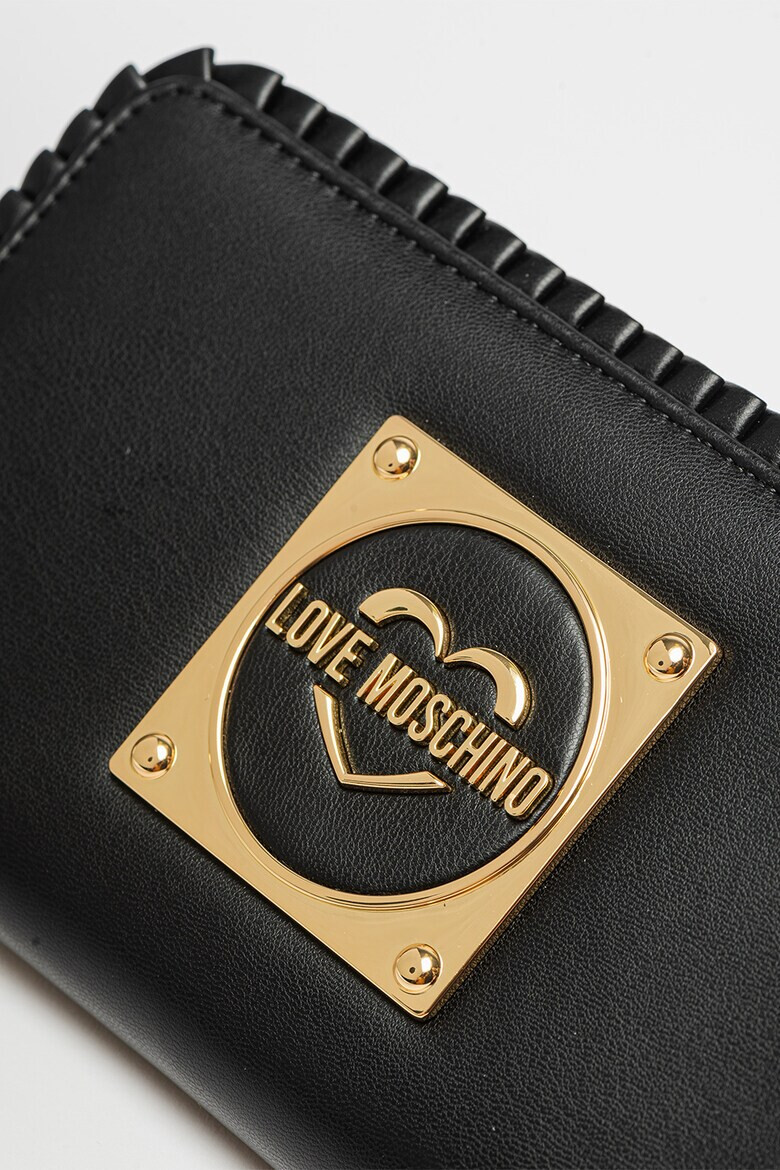 Love Moschino Портмоне от еко кожа с метално лого - Pepit.bg