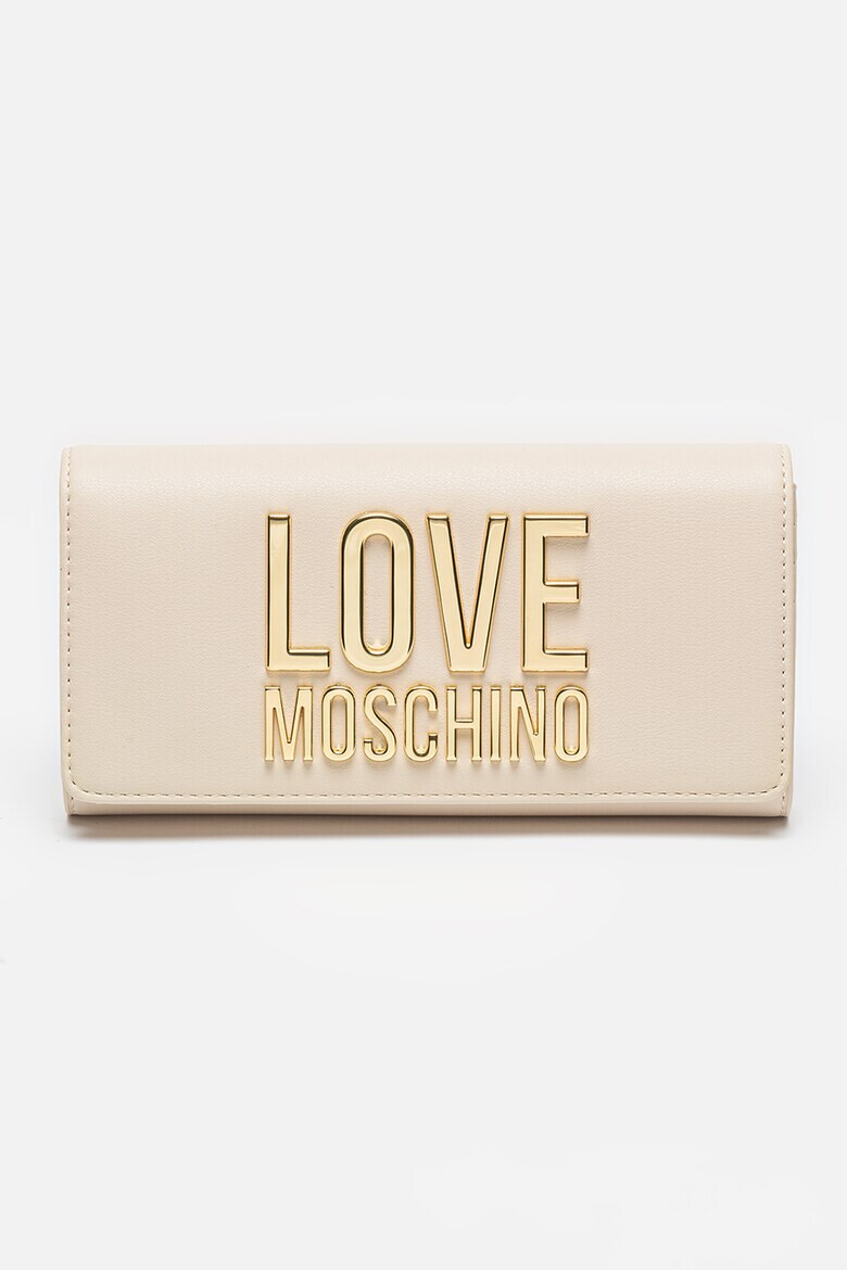 Love Moschino Портмоне от еко кожа с метално лого - Pepit.bg