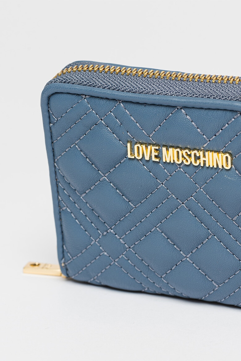 Love Moschino Портмоне от еко кожа с шевове - Pepit.bg