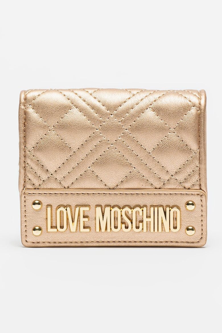 Love Moschino Портмоне с метализиран ефект - Pepit.bg