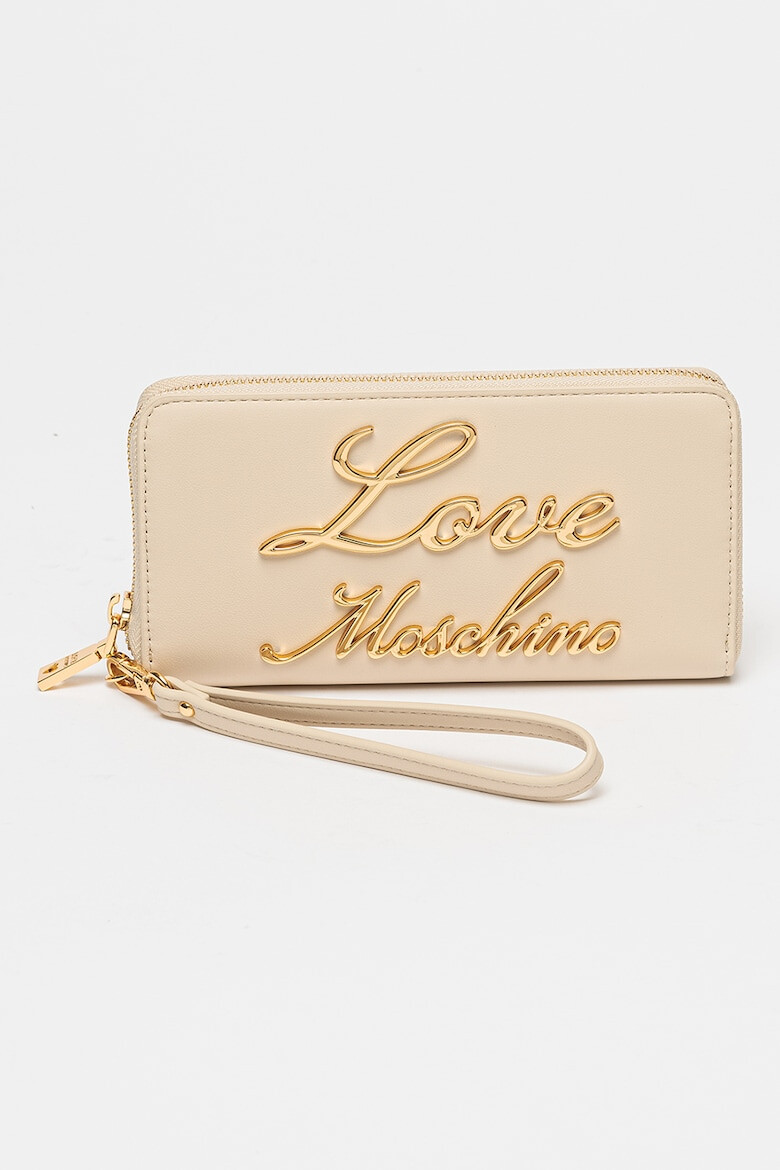 Love Moschino Портмоне с цип и метално лого - Pepit.bg