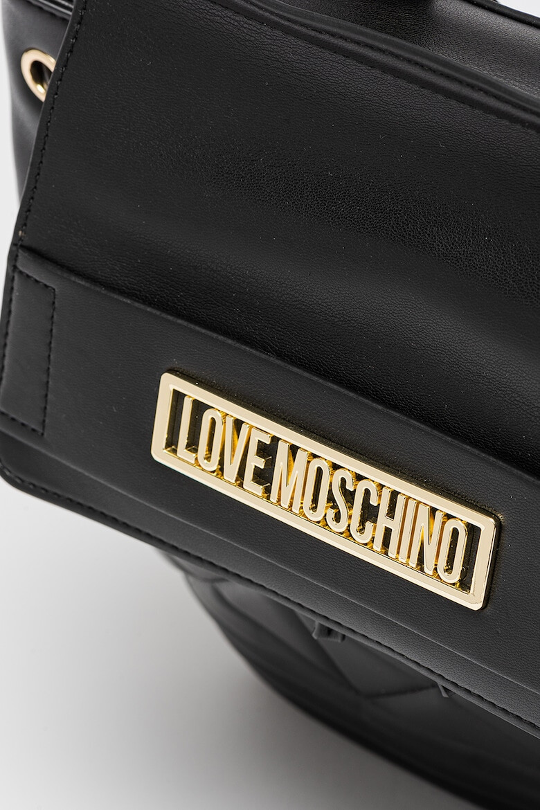 Love Moschino Раница от еко кожа с капитонирани детайли - Pepit.bg