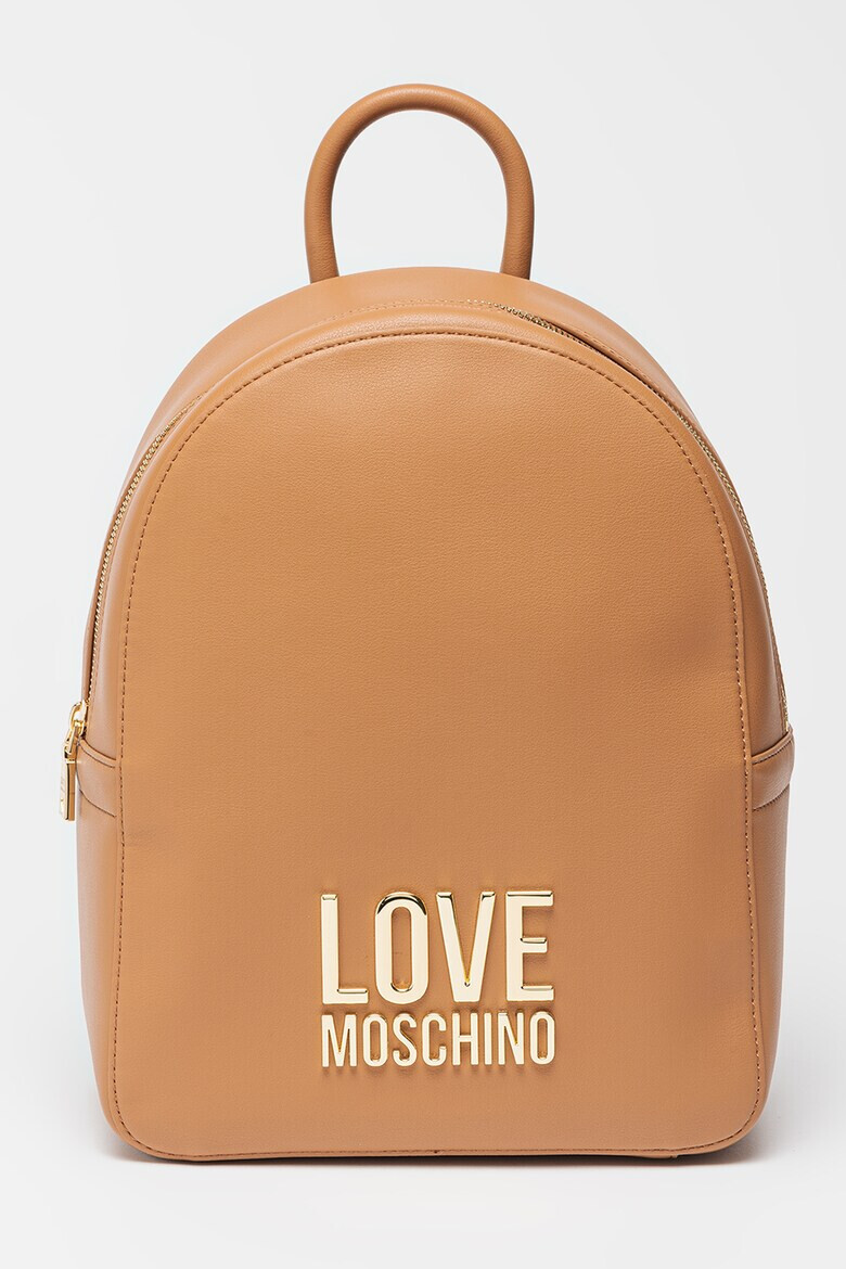 Love Moschino Раница от еко кожа с метално лого - Pepit.bg