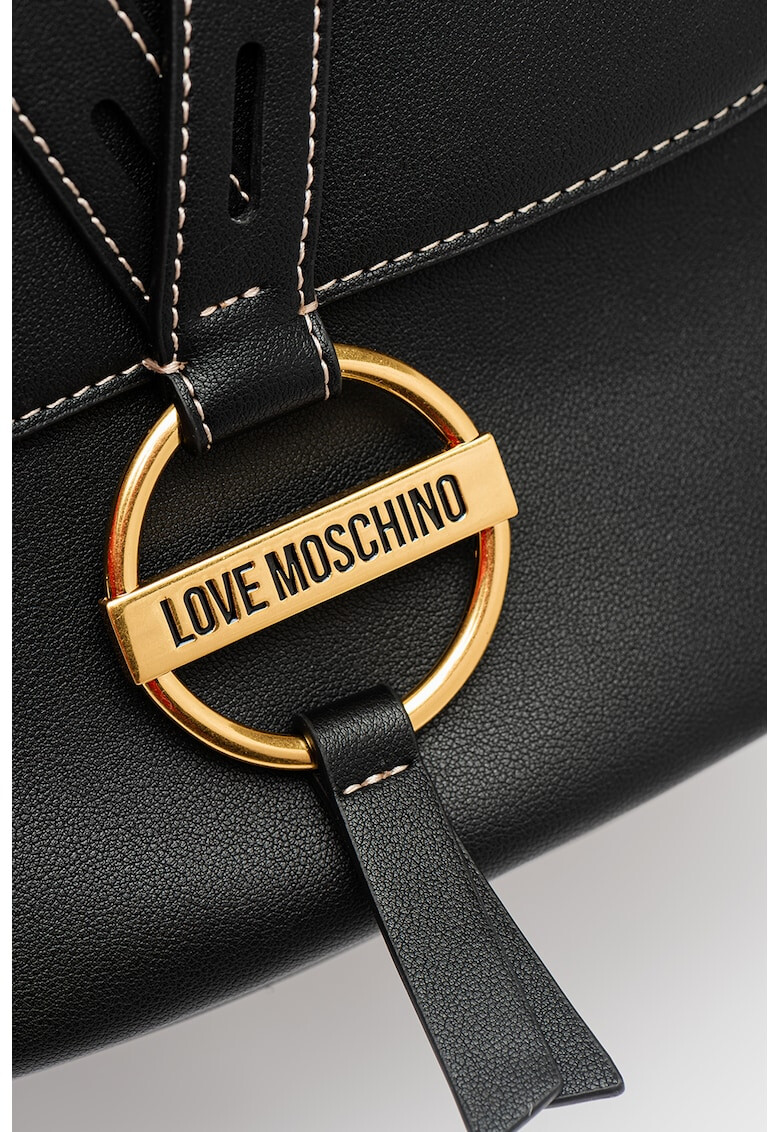 Love Moschino Раница от еко кожа с външен джоб - Pepit.bg