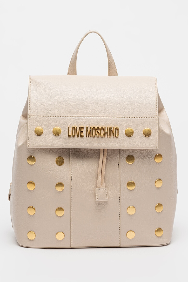 Love Moschino Раница от еко кожа с метални нитове - Pepit.bg