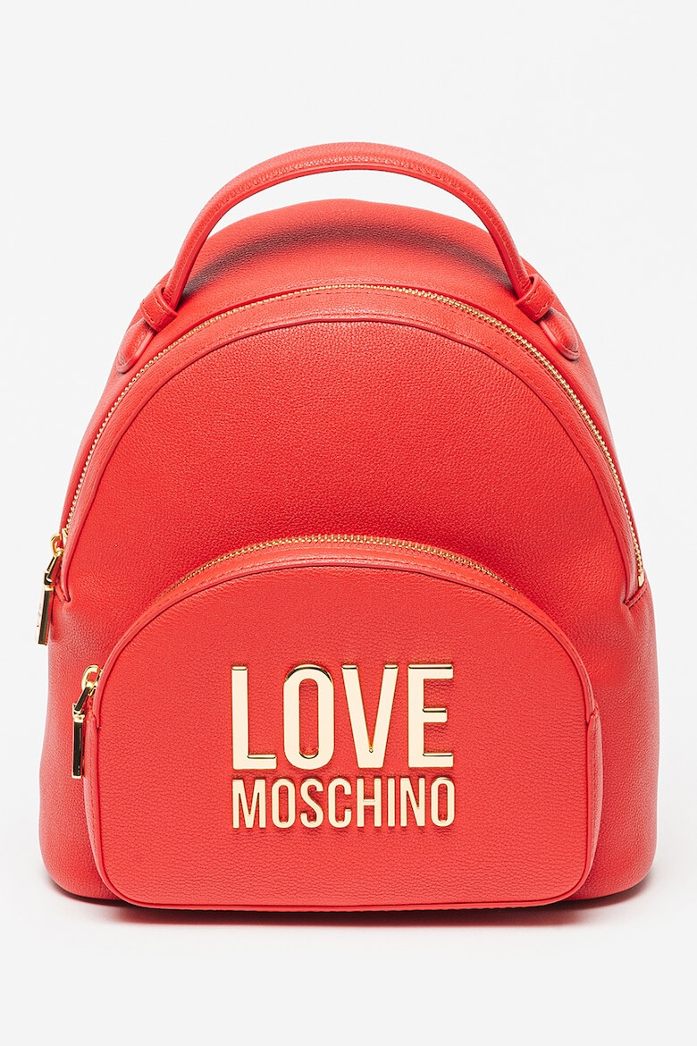 Love Moschino Раница от еко кожа с метално лого - Pepit.bg