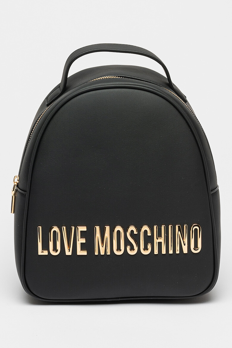 Love Moschino Раница от еко кожа с метално лого - Pepit.bg