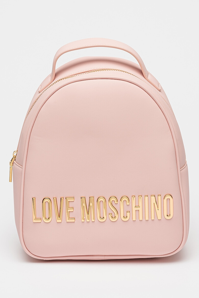 Love Moschino Раница от еко кожа с метално лого - Pepit.bg