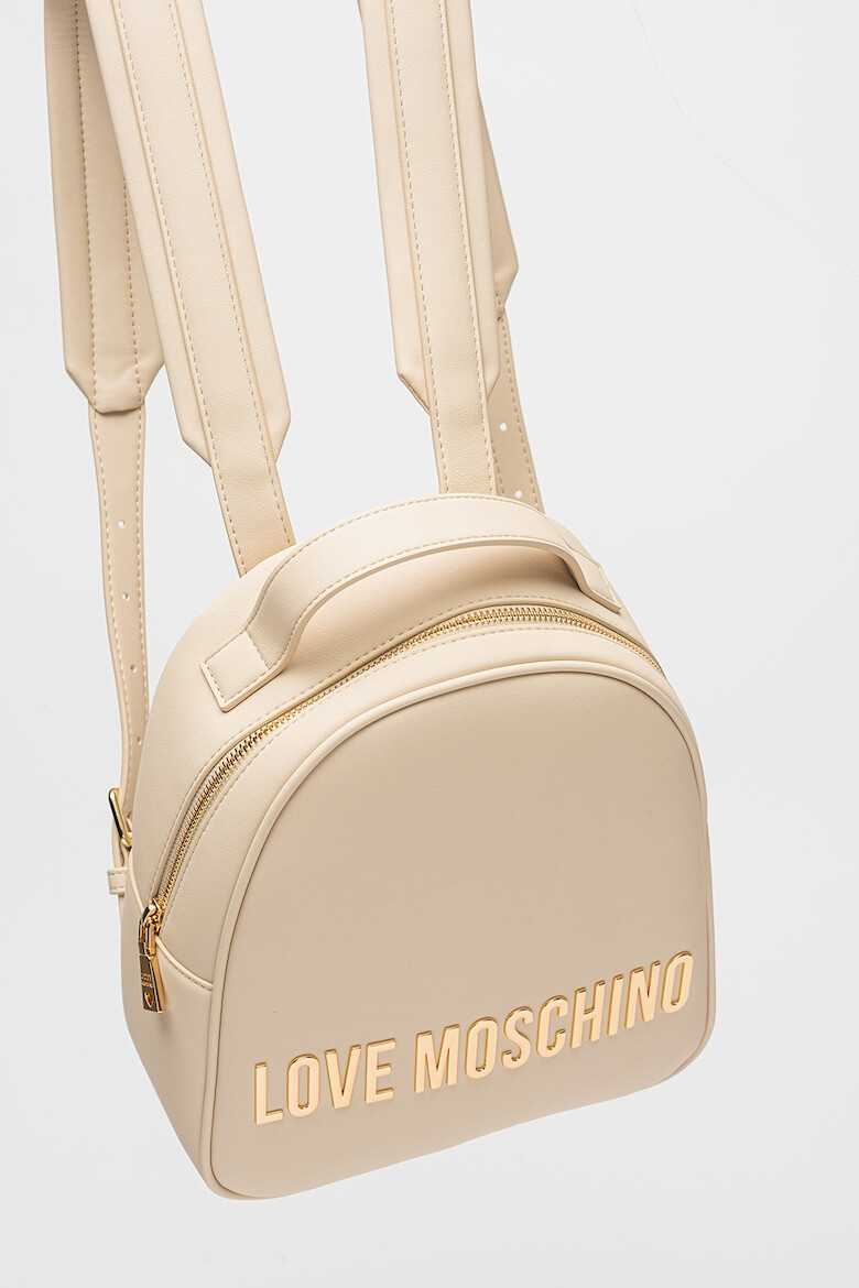 Love Moschino Раница от еко кожа с метално лого - Pepit.bg