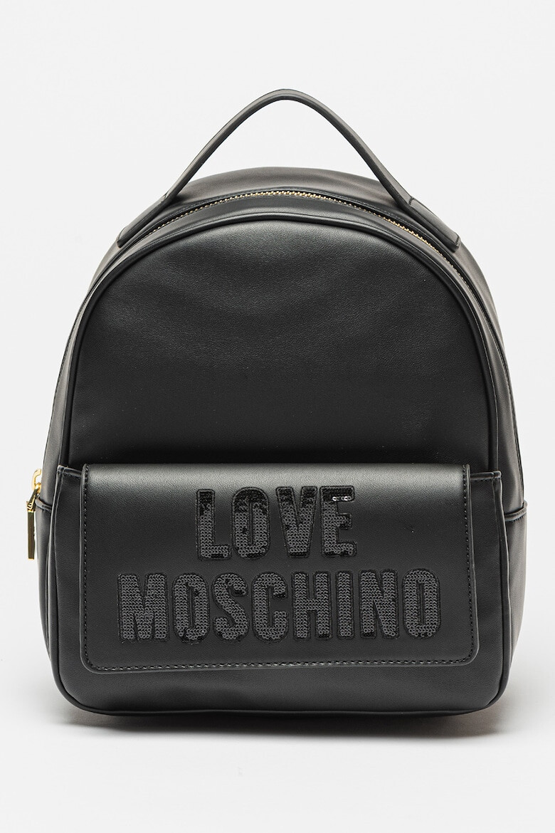 Love Moschino Раница от еко кожа с пайети - Pepit.bg