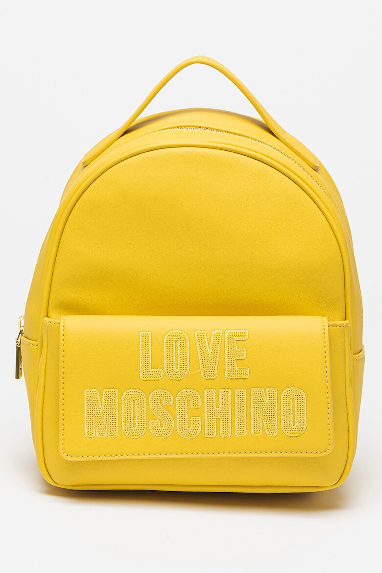 Love Moschino Раница от еко кожа с пайети - Pepit.bg