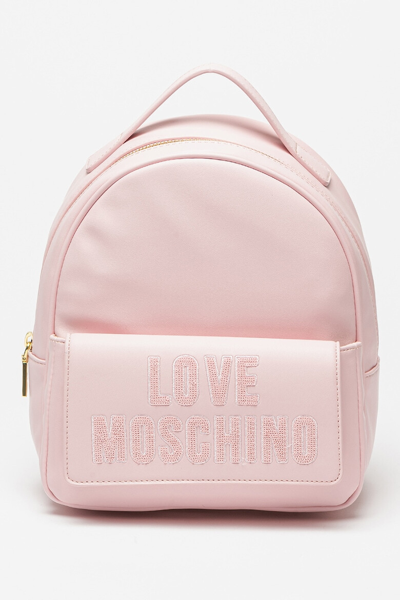 Love Moschino Раница от еко кожа с пайети - Pepit.bg