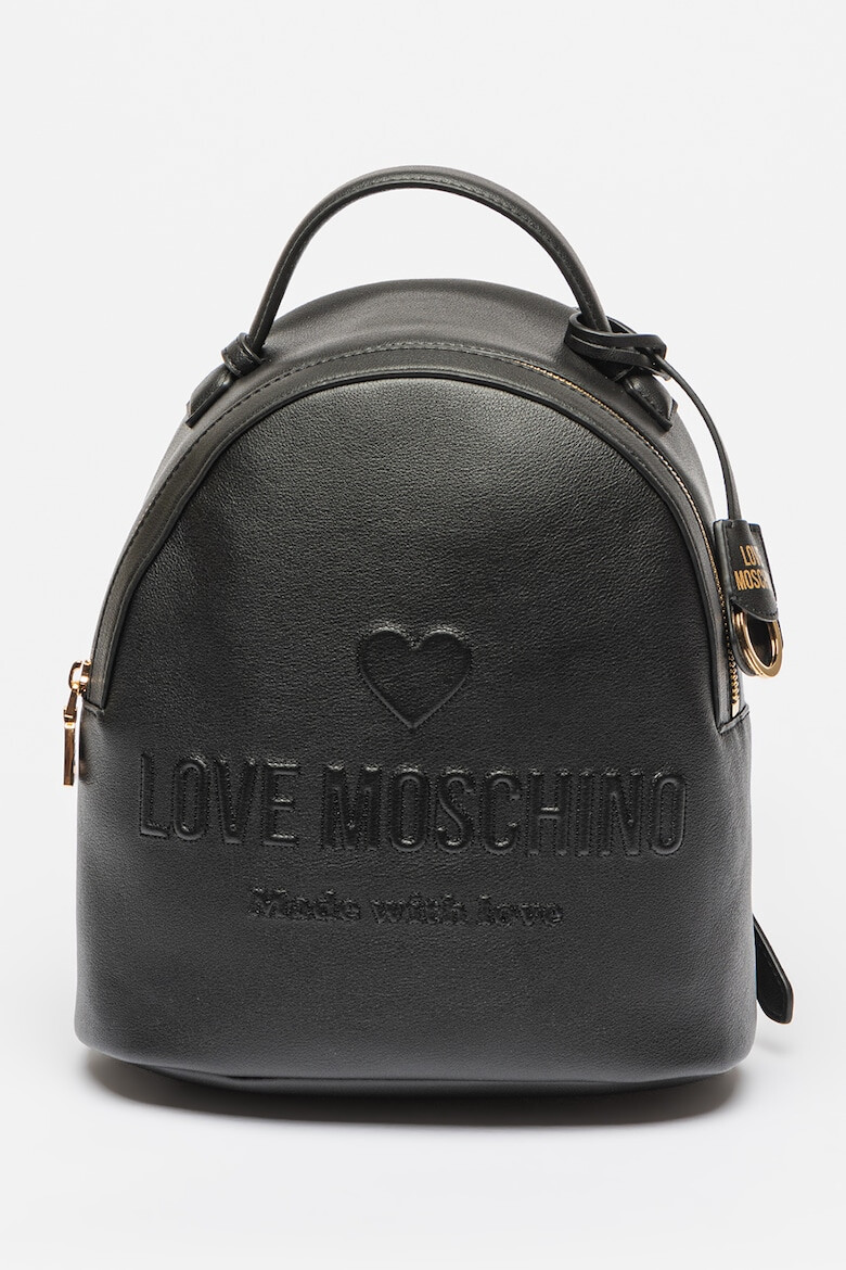 Love Moschino Раница от кожа и еко кожа с лого - Pepit.bg