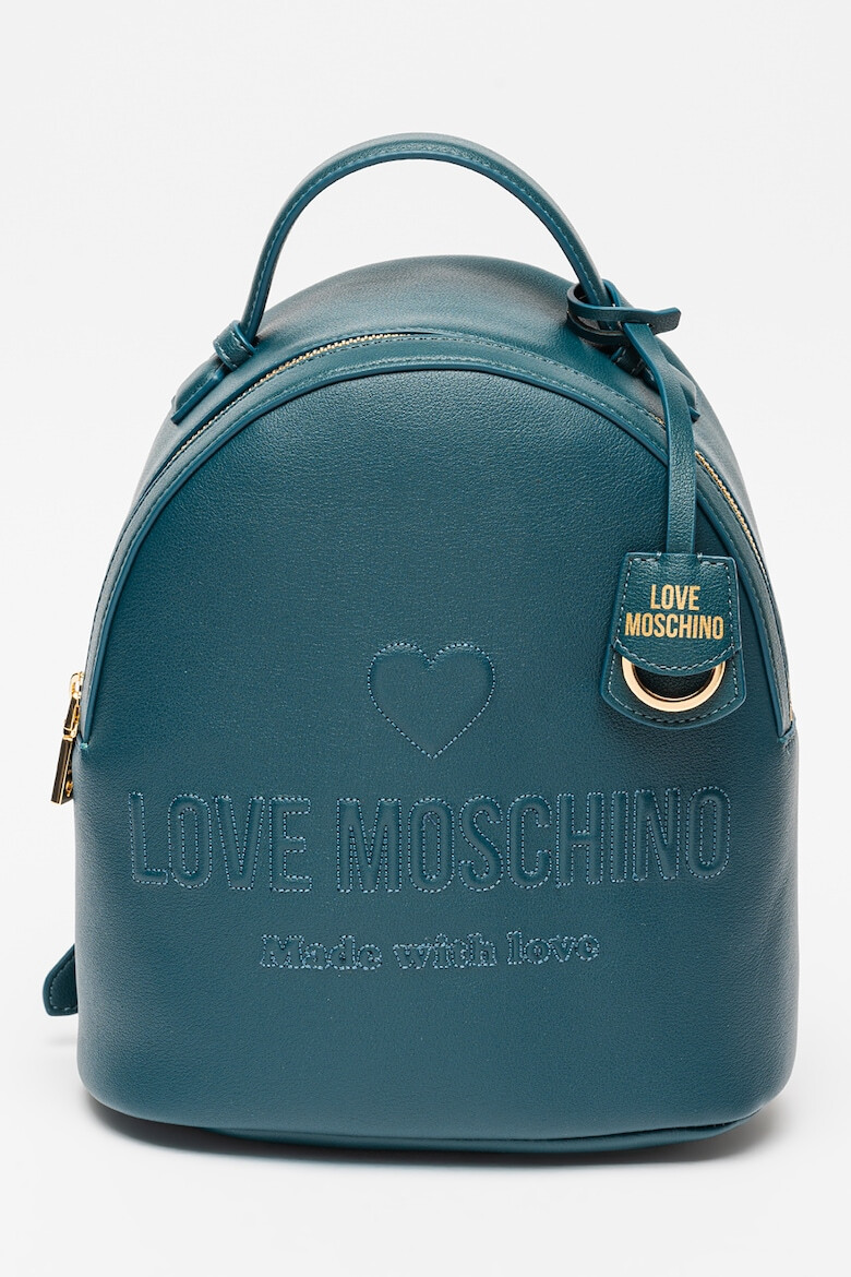 Love Moschino Раница от кожа и еко кожа с лого - Pepit.bg