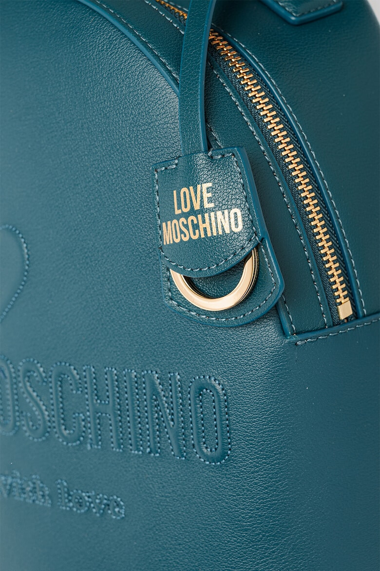 Love Moschino Раница от кожа и еко кожа с лого - Pepit.bg