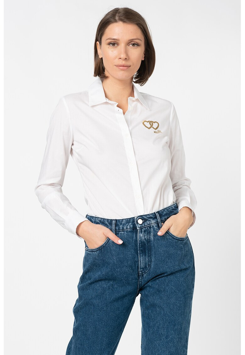 Love Moschino Риза с лого - Pepit.bg