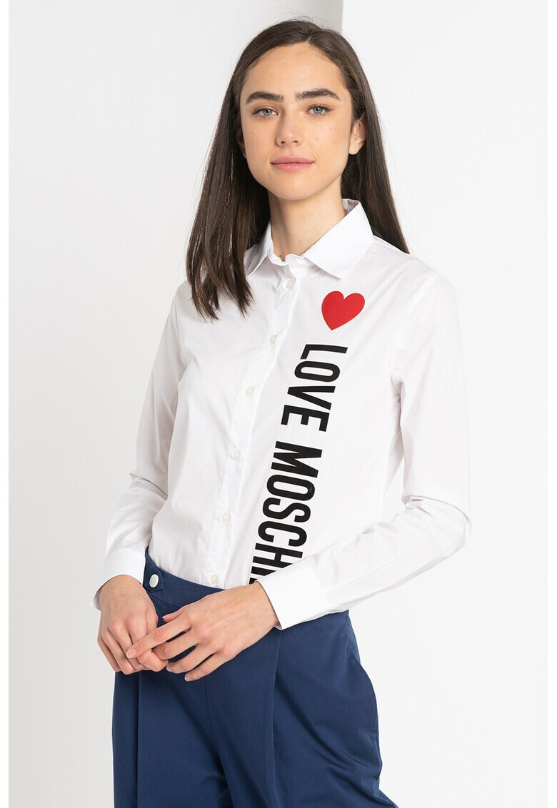 Love Moschino Риза с лого - Pepit.bg