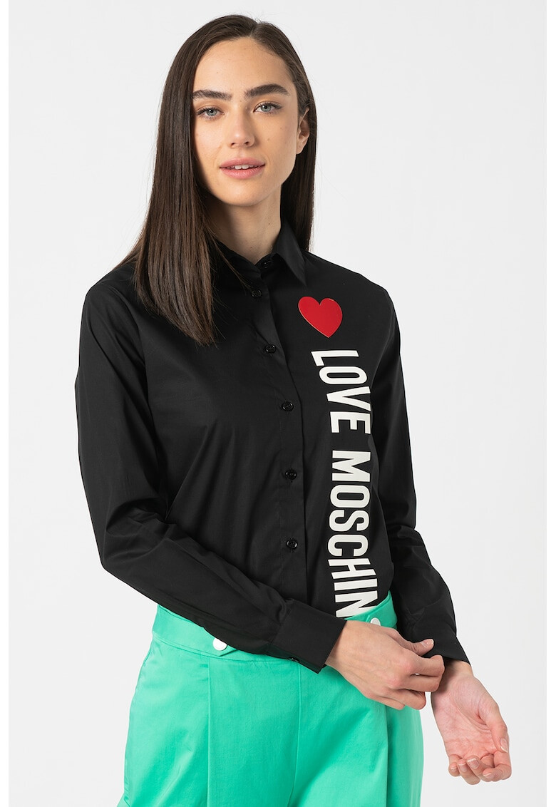 Love Moschino Риза с лого - Pepit.bg
