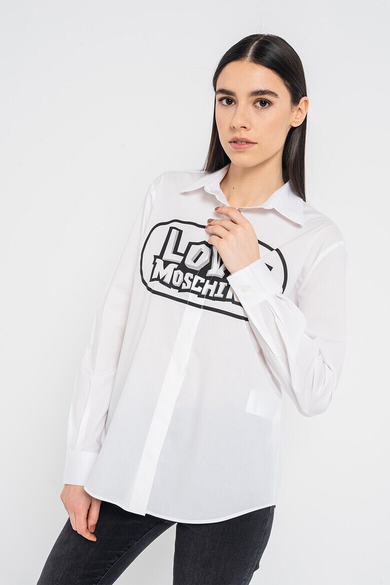 Love Moschino Риза с лого - Pepit.bg