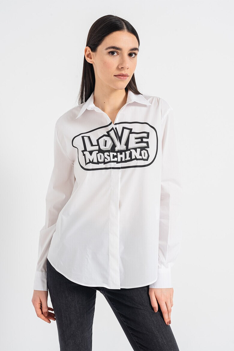 Love Moschino Риза с лого - Pepit.bg