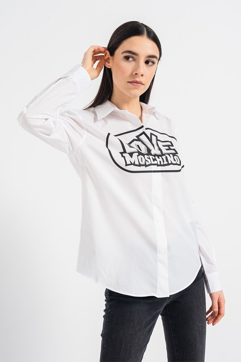 Love Moschino Риза с лого - Pepit.bg