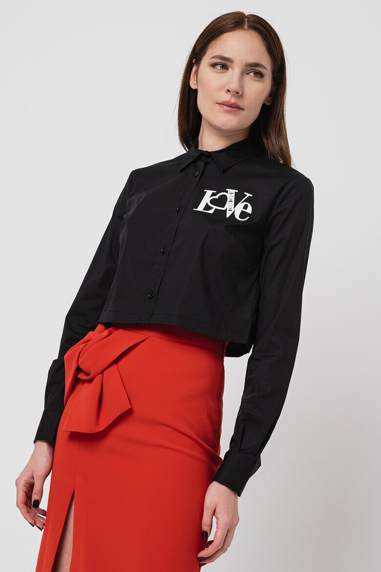 Love Moschino Риза с лого - Pepit.bg