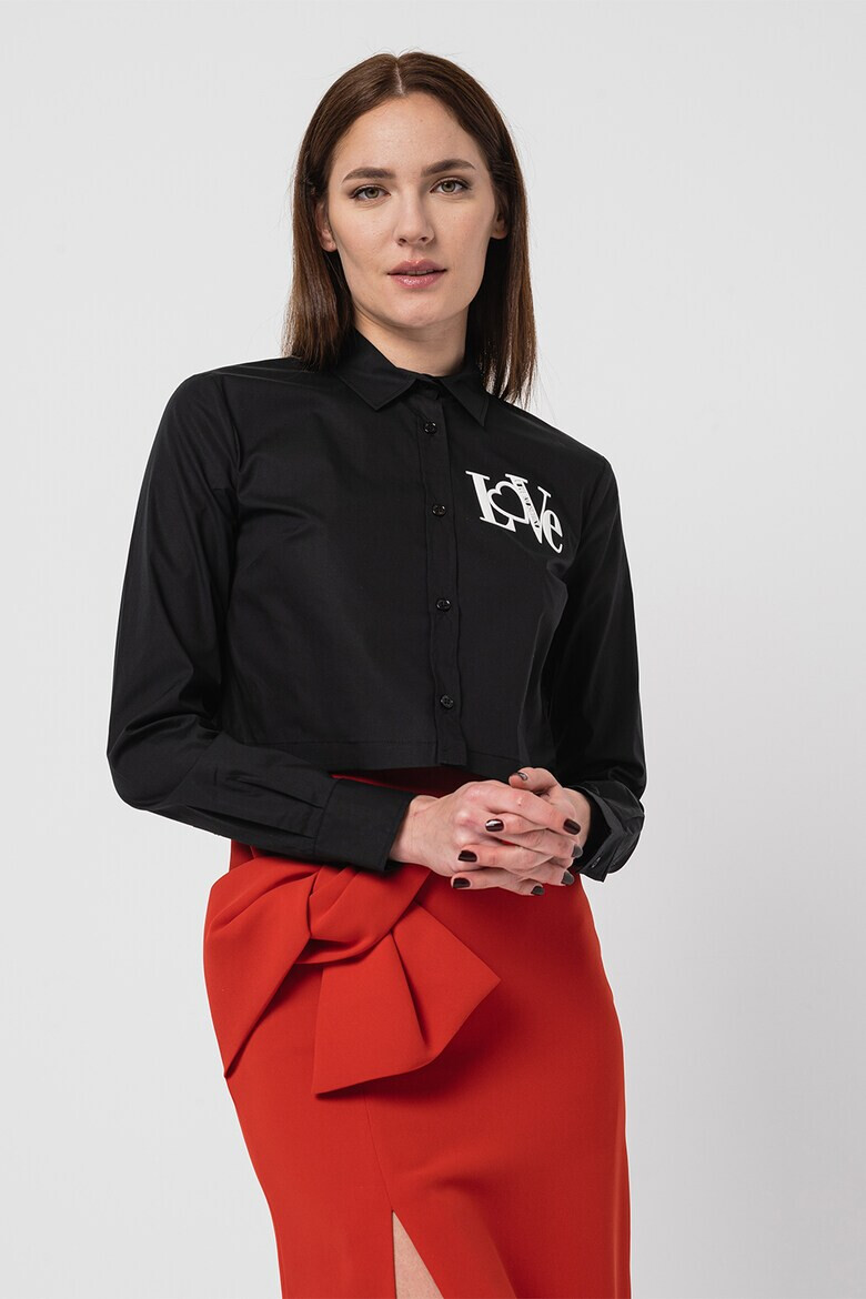 Love Moschino Риза с лого - Pepit.bg